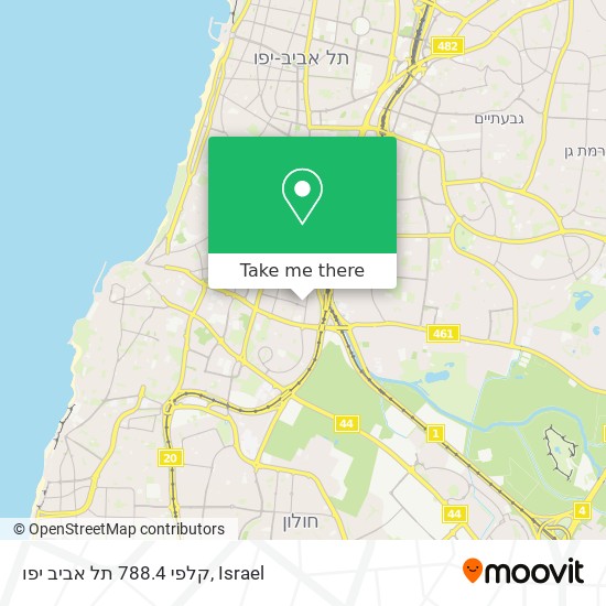 Карта קלפי 788.4 תל אביב יפו