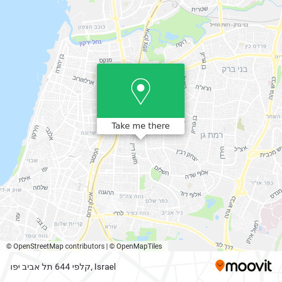 קלפי 644 תל אביב יפו map