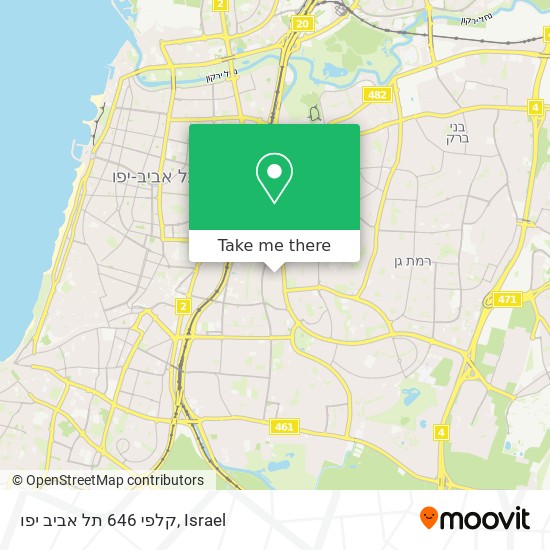 קלפי 646 תל אביב יפו map