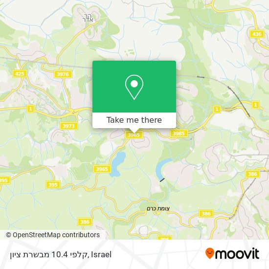 קלפי 10.4 מבשרת ציון map