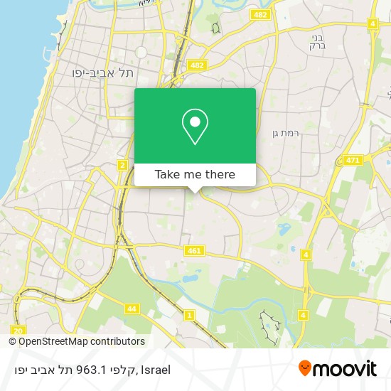 Карта קלפי 963.1 תל אביב יפו