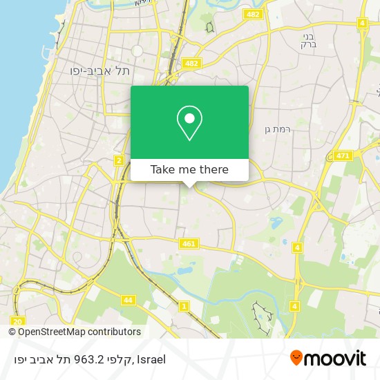 קלפי 963.2 תל אביב יפו map