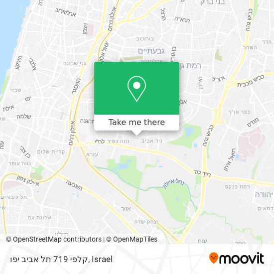 קלפי 719 תל אביב יפו map