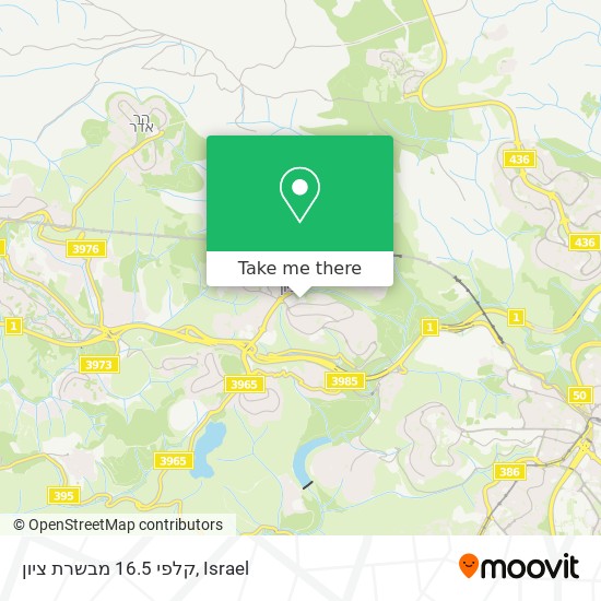 קלפי 16.5 מבשרת ציון map