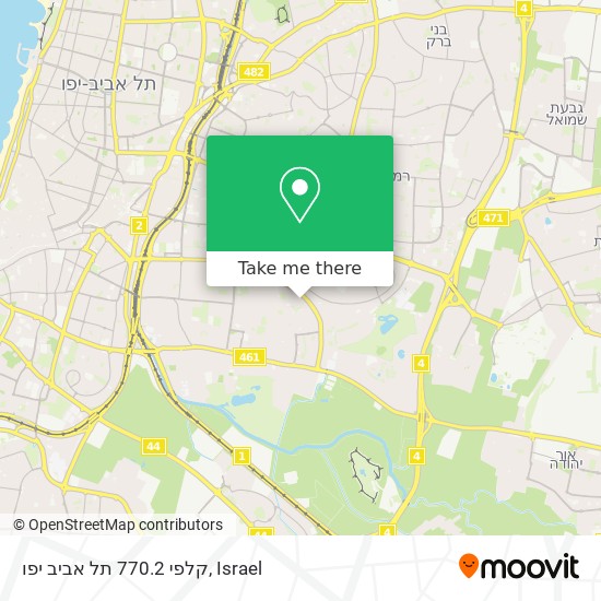 Карта קלפי 770.2 תל אביב יפו