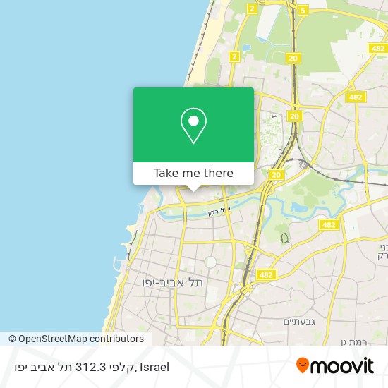 קלפי 312.3 תל אביב יפו map