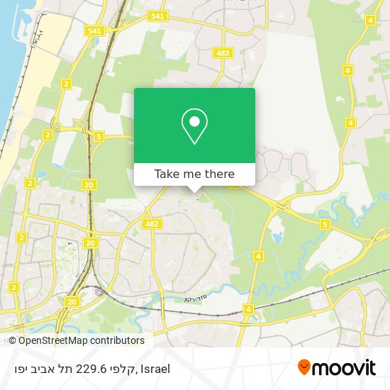 קלפי 229.6 תל אביב יפו map