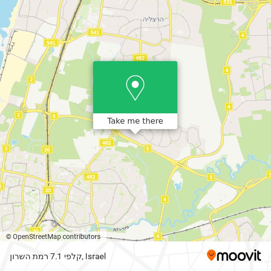 קלפי 7.1 רמת השרון map