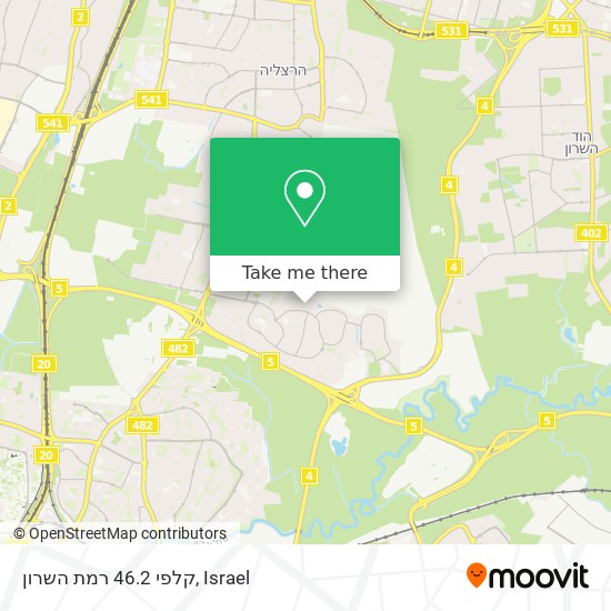 קלפי 46.2 רמת השרון map