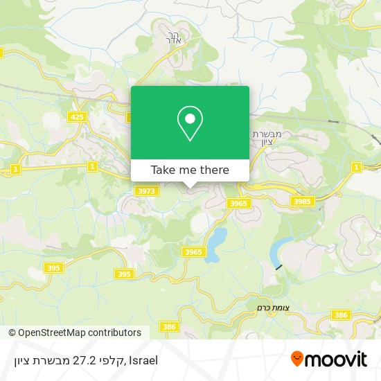 קלפי 27.2 מבשרת ציון map