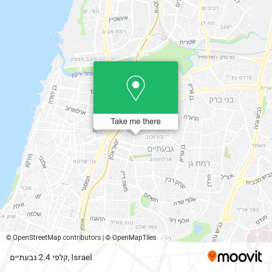 קלפי 2.4 גבעתיים map