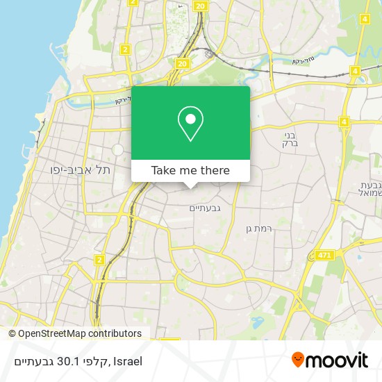 קלפי 30.1 גבעתיים map