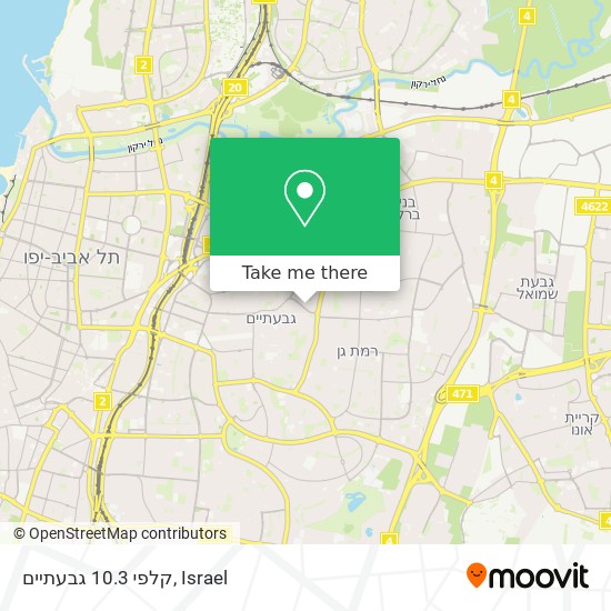 קלפי 10.3 גבעתיים map