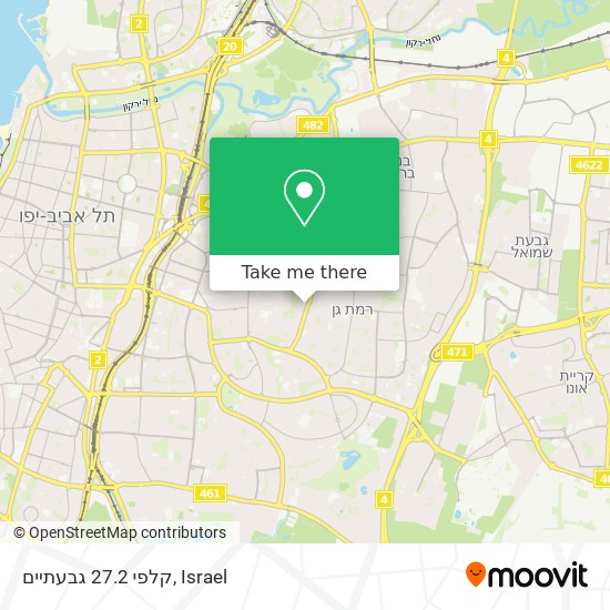 קלפי 27.2 גבעתיים map