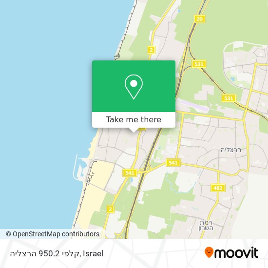 קלפי 950.2 הרצליה map