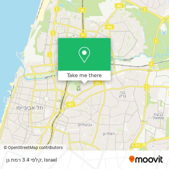 Карта קלפי 3.4 רמת גן