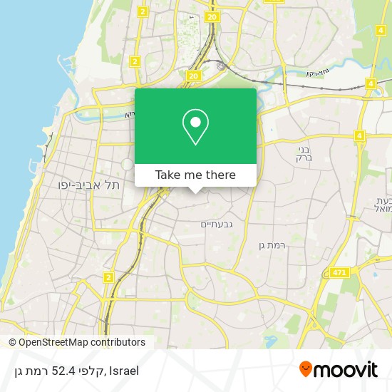 קלפי 52.4 רמת גן map