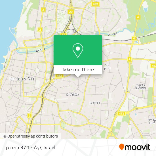 קלפי 87.1 רמת גן map