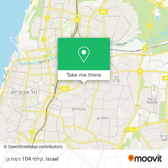 Карта קלפי 104 רמת גן