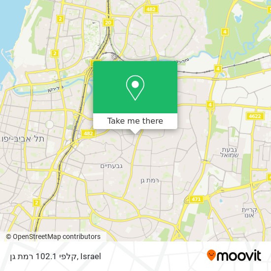 Карта קלפי 102.1 רמת גן