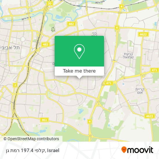 Карта קלפי 197.4 רמת גן