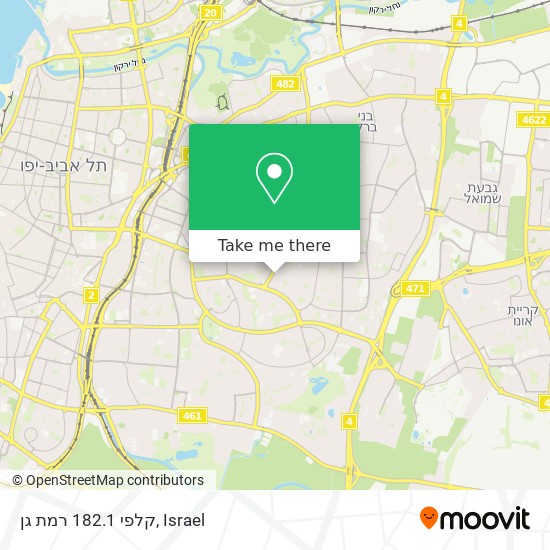 קלפי 182.1 רמת גן map