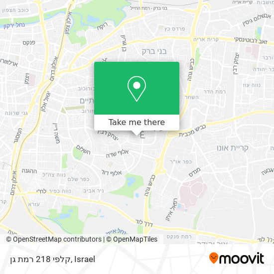 קלפי 218 רמת גן map