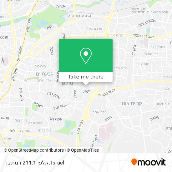 קלפי 211.1 רמת גן map