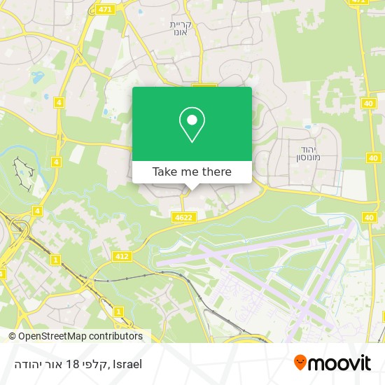 קלפי 18 אור יהודה map