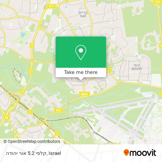 קלפי 5.2 אור יהודה map