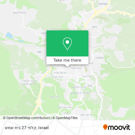 קלפי 27 בית שמש map