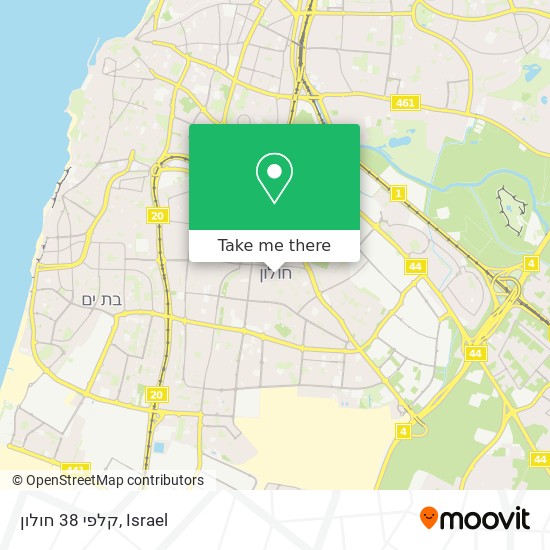 קלפי 38 חולון map