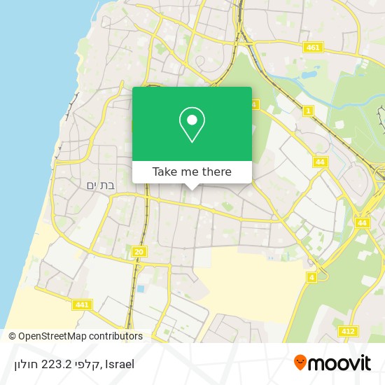 קלפי 223.2 חולון map