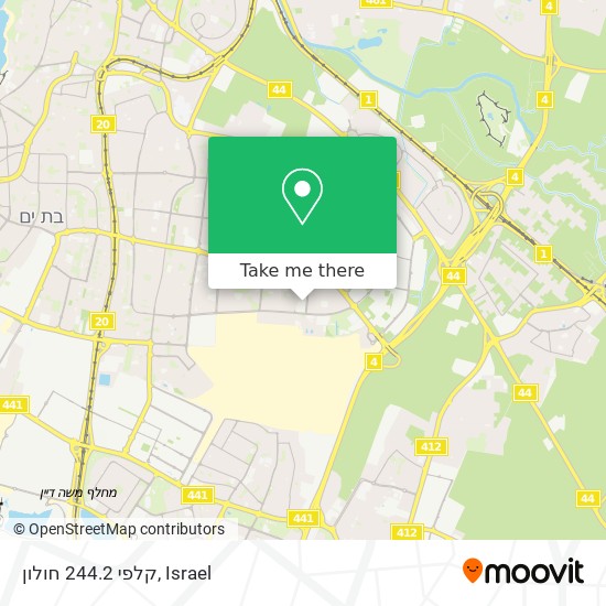 קלפי 244.2 חולון map