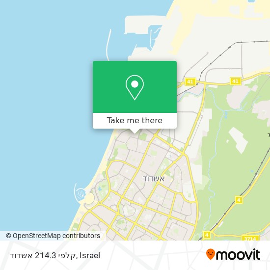 קלפי 214.3 אשדוד map