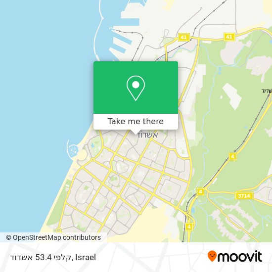 קלפי 53.4 אשדוד map