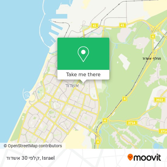 קלפי 30 אשדוד map