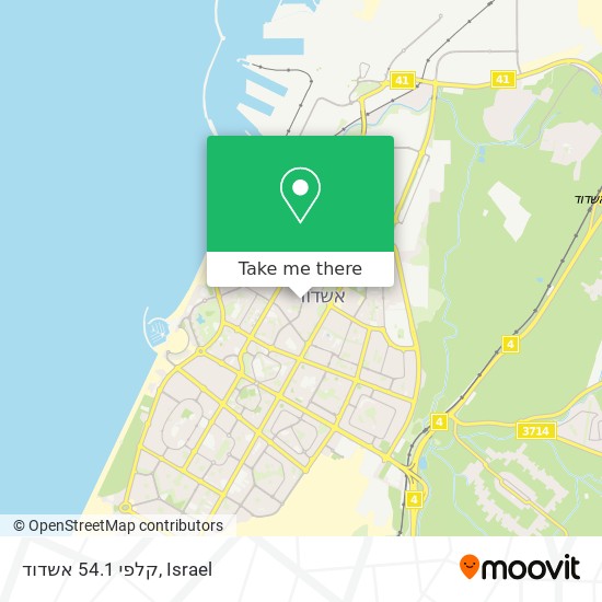 קלפי 54.1 אשדוד map