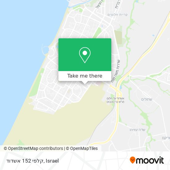 קלפי 152 אשדוד map