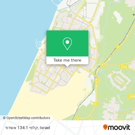 קלפי 134.1 אשדוד map