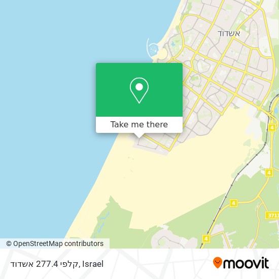 קלפי 277.4 אשדוד map