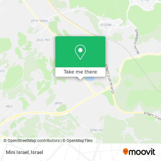 Карта Mini Israel