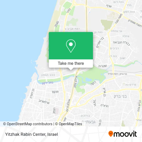 Карта Yitzhak Rabin Center