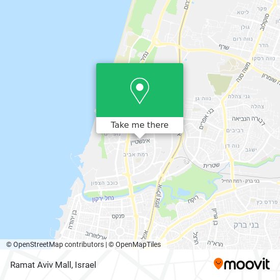 Карта Ramat Aviv Mall