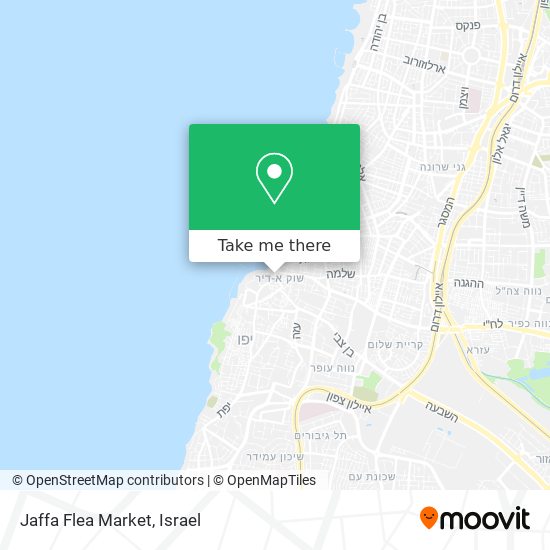 Jaffa Flea Market map