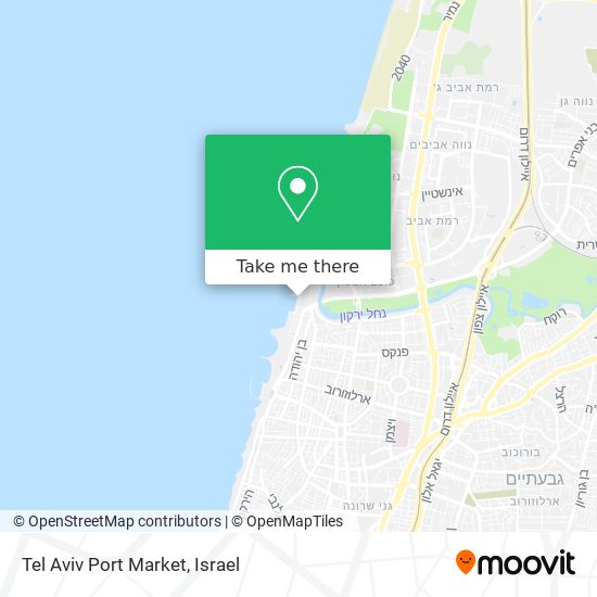 Карта Tel Aviv Port Market