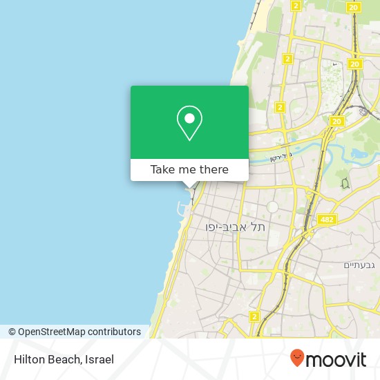 Hilton Beach map