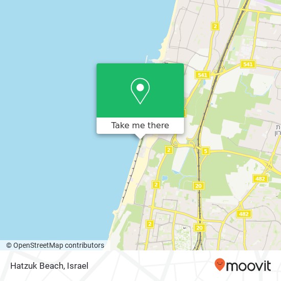 Карта Hatzuk Beach