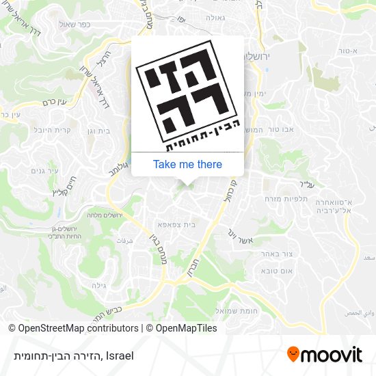 הזירה הבין-תחומית map