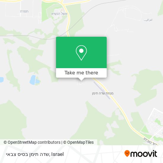 שדה תימן בסיס צבאי map